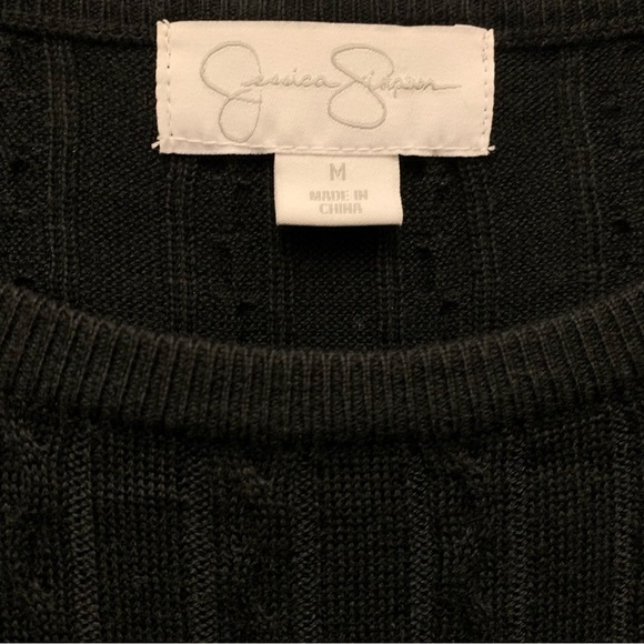 NEW Jessica Simpson Knit Long Sleeve Sweater Dress Size Medium - Picture 6 of 9